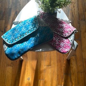 Two twin Baby Phat shoulder bags